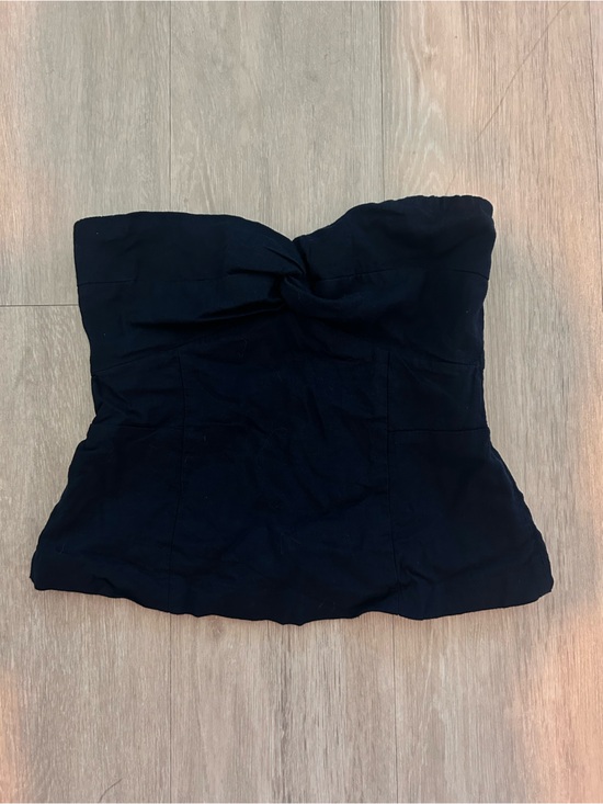 Banana Republic Factory Tops - Banana Republic Factory Black Strapless Bustier Top